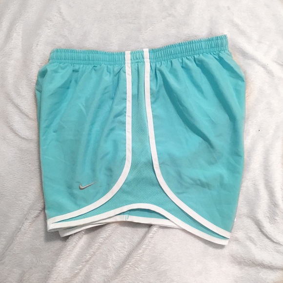Nike Pants - Blue and white Nike shorts (A6)